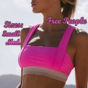 NWT -  Free People FP Movement White Water Hybrid Sports Bra